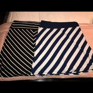 ✨Bundle of 2 Striped Skirts XL✨